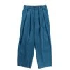 POLYPLOID WIDE TAPERED PANTS B BLUE