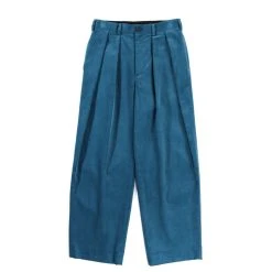 POLYPLOID WIDE TAPERED PANTS B BLUE