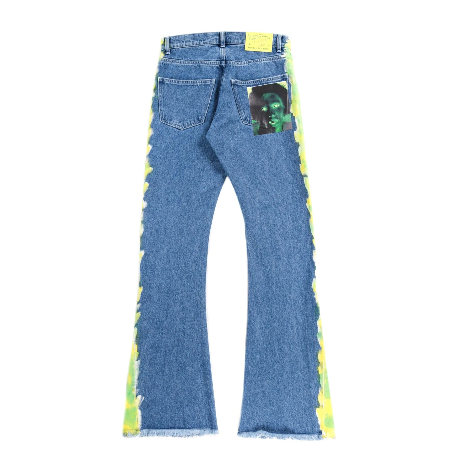 SKY HIGH FARM WORKWEAR QUIL LEMONS DENIM PANTS LIGHT BLUE 2 SKY HIGH FARM WORKWEAR QUIL LEMONS DENIM PANTS LIGHT BLUE - Image 2