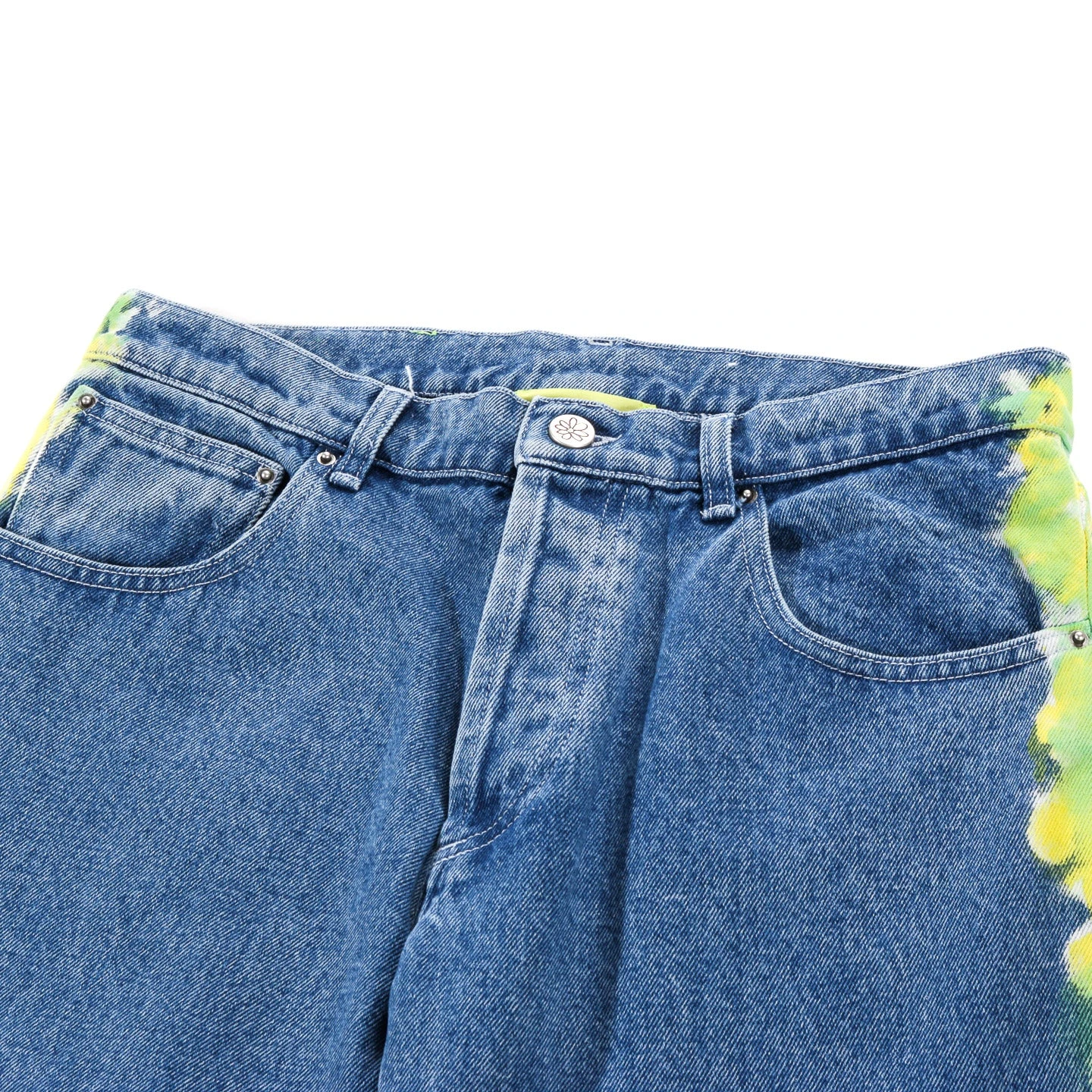 SKY HIGH FARM WORKWEAR QUIL LEMONS DENIM PANTS LIGHT BLUE 3 SKY HIGH FARM WORKWEAR QUIL LEMONS DENIM PANTS LIGHT BLUE - Image 3