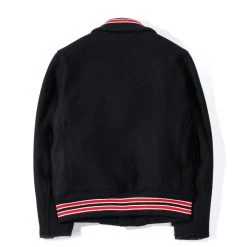 SCHOTT PERFECTO SCHOTT WOOL MOTO VARSITY JACKET BLACK -N.HOOLYWOOD Shop sc4