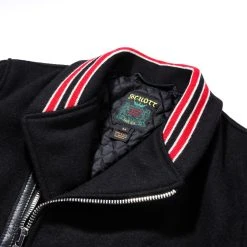 SCHOTT PERFECTO SCHOTT WOOL MOTO VARSITY JACKET BLACK -N.HOOLYWOOD Shop scd1 5ddfb087 8cf9 4ca8 b718 9b77ebd9766b