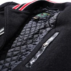 SCHOTT PERFECTO SCHOTT WOOL MOTO VARSITY JACKET BLACK -N.HOOLYWOOD Shop scd5 be21ee14 a7a0 44c6 87d7 3a29d4607777