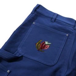 SKY HIGH FARM WORKWEAR SEQUIN EMBROIDERED FLOWERS WORKWEAR DOUBLE KNEE PANTS BLUE 18 SKY HIGH FARM WORKWEAR SEQUIN EMBROIDERED FLOWERS WORKWEAR DOUBLE KNEE PANTS BLUE -N.HOOLYWOOD Shop sh38