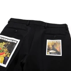 SKY HIGH FARM WORKWEAR DENIM TEARS PRINT SUIT PANTS BLACK -N.HOOLYWOOD Shop shf19 19ee8c98 550b 4830 9d57 98d2531f55d6