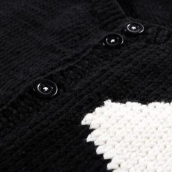 SKY HIGH FARM WORKWEAR HAND KNIT COW CARDIGAN BLACK AND WHITE 11 SKY HIGH FARM WORKWEAR HAND KNIT COW CARDIGAN BLACK AND WHITE -N.HOOLYWOOD Shop shf57