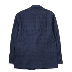 S.K. MANOR HILL S.K.MANOR HILL JULIAN BLAZER NAVY BLUE PUCKERED -N.HOOLYWOOD Shop sk143