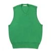 S.K. MANOR HILL SWEATER VEST KELLY GREEN COTTON