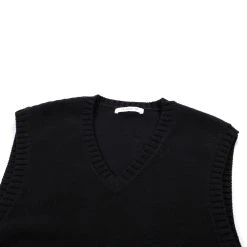 S.K. MANOR HILL SWEATER VEST BLACK COTTON -N.HOOLYWOOD Shop skd30 49b8d744 9432 4ce3 81d4 91558b597c7d