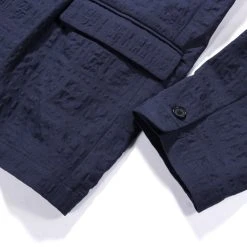 S.K. MANOR HILL S.K.MANOR HILL JULIAN BLAZER NAVY BLUE PUCKERED -N.HOOLYWOOD Shop skd5 87c594d4 4c55 4d6d 97da 9c9996ace610