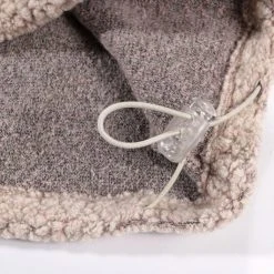 S.K. MANOR HILL HALF-ZIP FLEECE BEIGE WOOL PILE PINK SPECKLES -N.HOOLYWOOD Shop skg