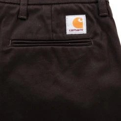 CARHARTT WIP SID PANT 'DOLTON' STRETCH TWILL TOBACCO -N.HOOLYWOOD Shop wipd13 a63f12a4 6f2d 4edb 843f afcad5d2755e