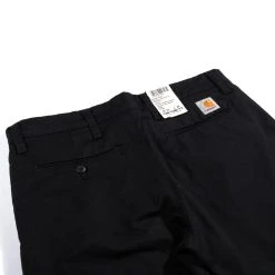 CARHARTT WIP SID PANT 'LAMAR' STRETCH TWILL BLACK -N.HOOLYWOOD Shop wipd14