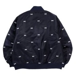 WTAPS TEAM JACKET NAVY NYLON EMB CROSSBONES -N.HOOLYWOOD Shop wt24 817592b4 89a6 43c5 9a4d d0308f874b92