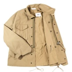 WTAPS MILL 65 JACKET BEIGE NYCO SATIN CORDURA -N.HOOLYWOOD Shop wt36