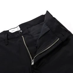 WTAPS CREASE TROUSERS BLACK POLY COTTON TWILL -N.HOOLYWOOD Shop wt37 cd682b66 e13d 4b8a a5e7 d7fe8c1ad9e0