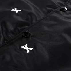 WTAPS TEAM JACKET BLACK NYLON EMB CROSSBONES -N.HOOLYWOOD Shop wtd14 89323b77 9388 4b73 a210 cb18dddafed8