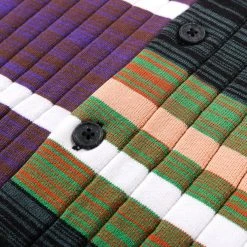 WASTE YARN PROJECT BIG RIBS LUKA SHIRT DARK MELANGE STRIPES - L (B) 12 WASTE YARN PROJECT BIG RIBS LUKA SHIRT DARK MELANGE STRIPES - L (B) -N.HOOLYWOOD Shop wyp109