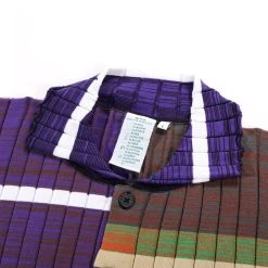 WASTE YARN PROJECT BIG RIBS LUKA SHIRT DARK MELANGE STRIPES - L (C) 11 WASTE YARN PROJECT BIG RIBS LUKA SHIRT DARK MELANGE STRIPES - L (C) -N.HOOLYWOOD Shop wyp116