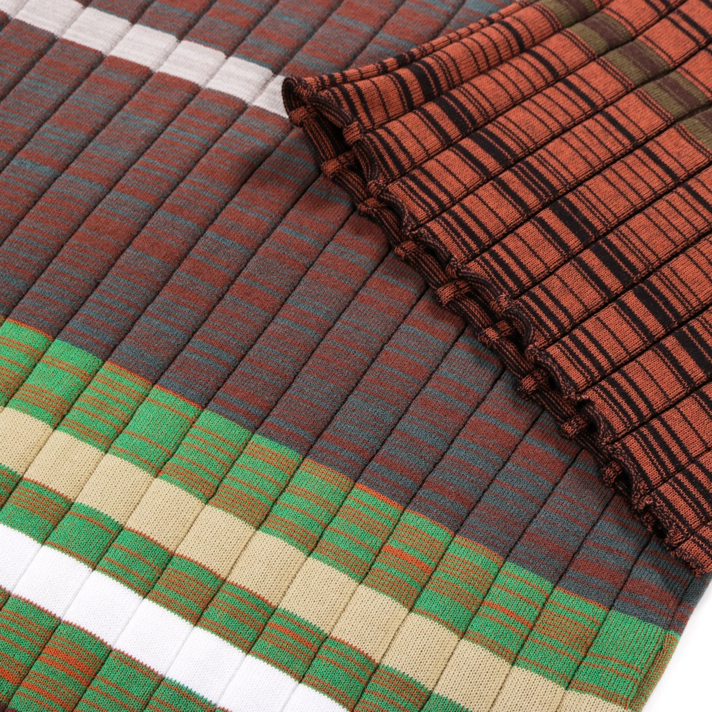 WASTE YARN PROJECT BIG RIBS LUKA SHIRT DARK MELANGE STRIPES - L (C) 5 WASTE YARN PROJECT BIG RIBS LUKA SHIRT DARK MELANGE STRIPES - L (C) - Image 5