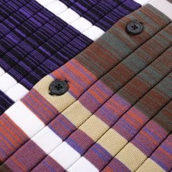 WASTE YARN PROJECT BIG RIBS LUKA SHIRT DARK MELANGE STRIPES - S (B) -N.HOOLYWOOD Shop wyp12