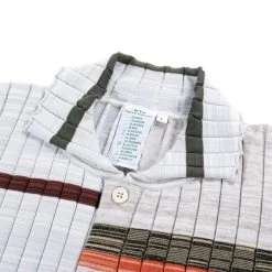 WASTE YARN PROJECT BIG RIBS LUKA SHIRT LIGHT MELANGE STRIPES - L (A) 11 WASTE YARN PROJECT BIG RIBS LUKA SHIRT LIGHT MELANGE STRIPES - L (A) -N.HOOLYWOOD Shop wyp124