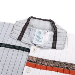 WASTE YARN PROJECT BIG RIBS LUKA SHIRT LIGHT MELANGE STRIPES - L (B) 11 WASTE YARN PROJECT BIG RIBS LUKA SHIRT LIGHT MELANGE STRIPES - L (B) -N.HOOLYWOOD Shop wyp132