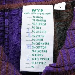 WASTE YARN PROJECT BIG RIBS LUKA SHIRT DARK MELANGE STRIPES - S (B) -N.HOOLYWOOD Shop wyp17