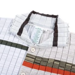 WASTE YARN PROJECT BIG RIBS LUKA SHIRT LIGHT MELANGE STRIPES - S (C) 11 WASTE YARN PROJECT BIG RIBS LUKA SHIRT LIGHT MELANGE STRIPES - S (C) -N.HOOLYWOOD Shop wyp44