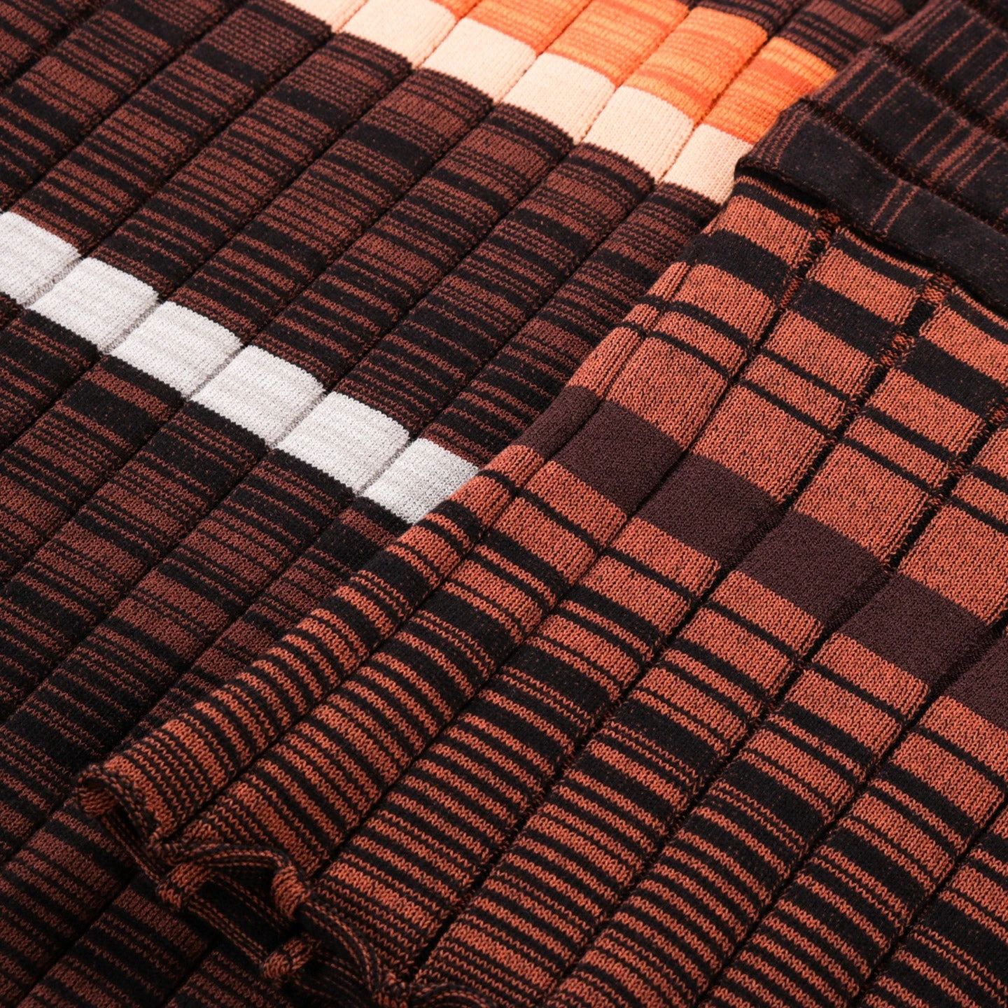 WASTE YARN PROJECT BIG RIBS LUKA SHIRT DARK MELANGE STRIPES - M (A) 5 WASTE YARN PROJECT BIG RIBS LUKA SHIRT DARK MELANGE STRIPES - M (A) - Image 5