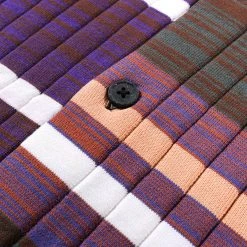 WASTE YARN PROJECT BIG RIBS LUKA SHIRT DARK MELANGE STRIPES - M (B) -N.HOOLYWOOD Shop wyp61