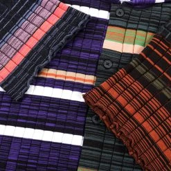 WASTE YARN PROJECT BIG RIBS LUKA SHIRT DARK MELANGE STRIPES - M (C) 15 WASTE YARN PROJECT BIG RIBS LUKA SHIRT DARK MELANGE STRIPES - M (C) -N.HOOLYWOOD Shop wyp72