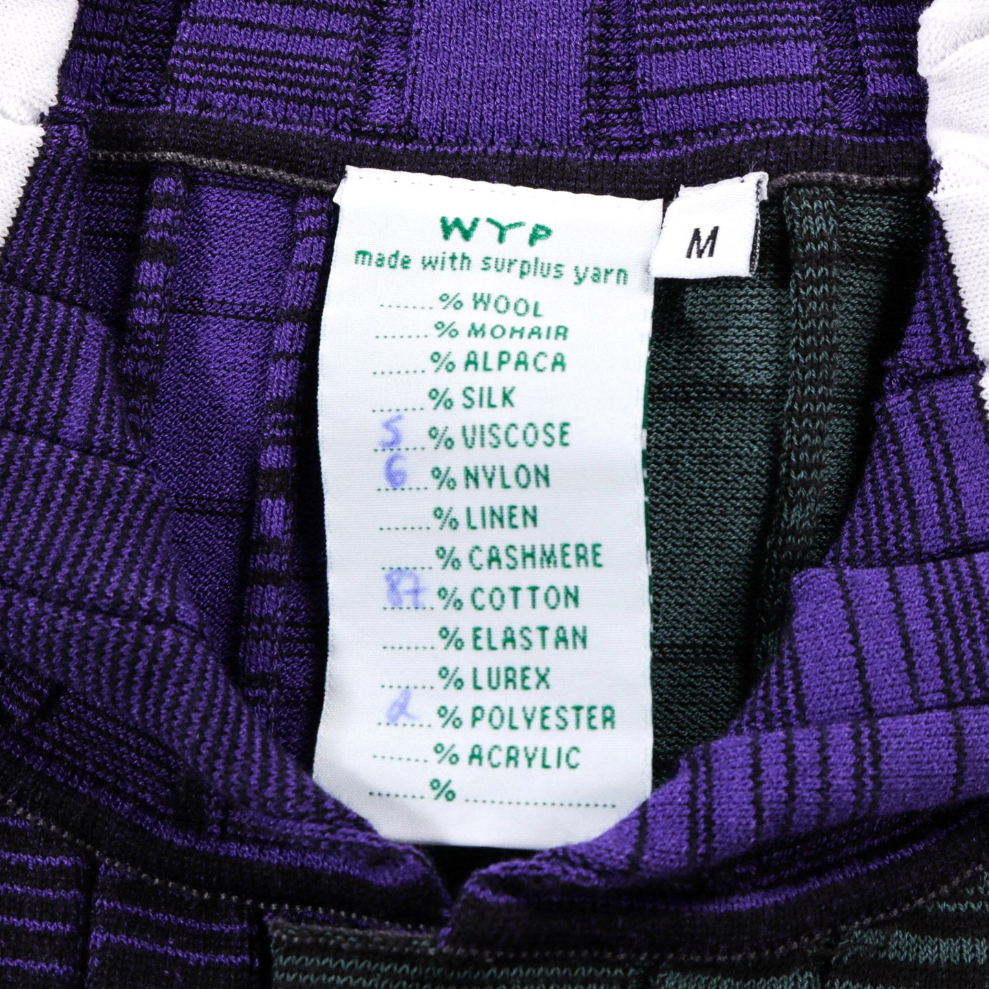 WASTE YARN PROJECT BIG RIBS LUKA SHIRT DARK MELANGE STRIPES - M (C) 8 WASTE YARN PROJECT BIG RIBS LUKA SHIRT DARK MELANGE STRIPES - M (C) - Image 8