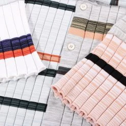 WASTE YARN PROJECT BIG RIBS LUKA SHIRT LIGHT MELANGE STRIPES - M (B) 15 WASTE YARN PROJECT BIG RIBS LUKA SHIRT LIGHT MELANGE STRIPES - M (B) -N.HOOLYWOOD Shop wyp88