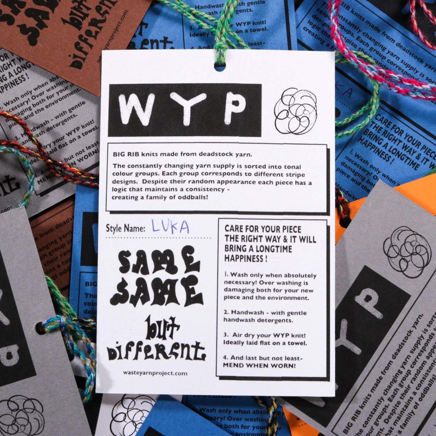 WASTE YARN PROJECT BIG RIBS LUKA SHIRT DARK MELANGE STRIPES - S (A) 9 WASTE YARN PROJECT BIG RIBS LUKA SHIRT DARK MELANGE STRIPES - S (A) - Image 9